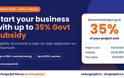 How to Apply for a Government Subsidy Loan Online in 2026: Get Up to 35% Government Subsidy on Your New Business